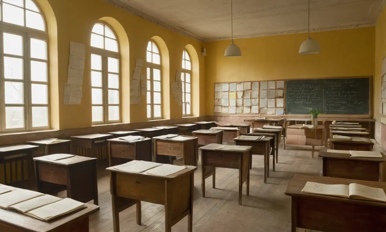 Une salle de classe italienne accueillante