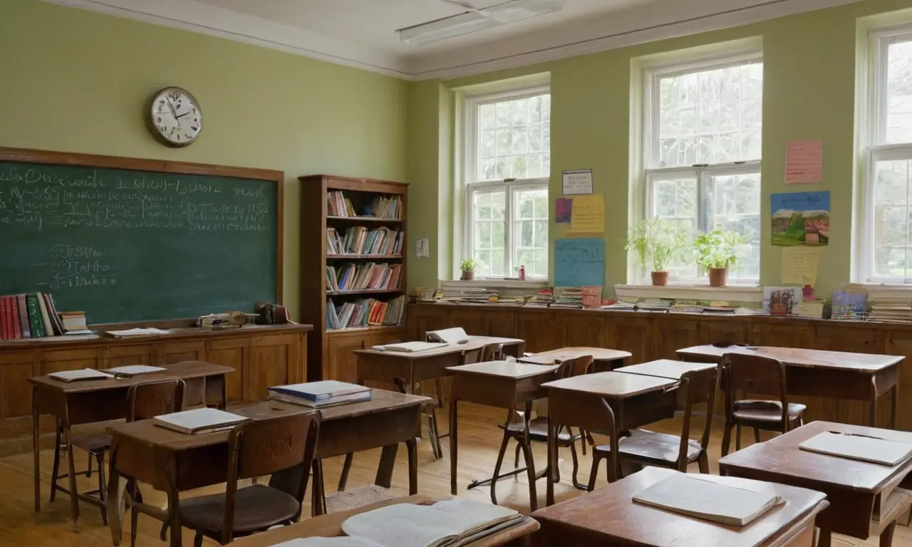 Salle de classe tranquille pour conjuguer choisir