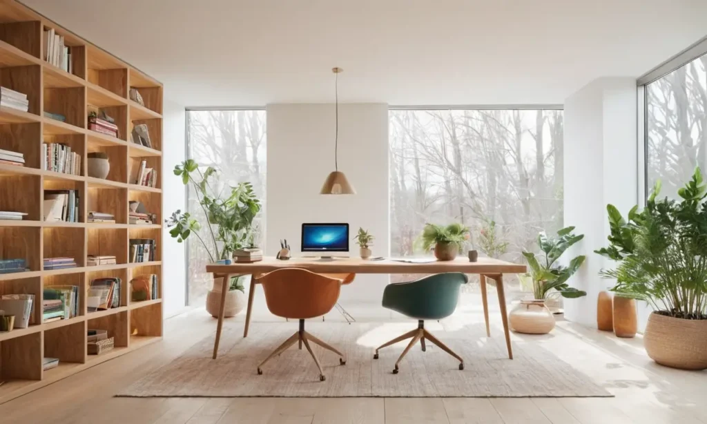 Espace de travail moderne et créatif