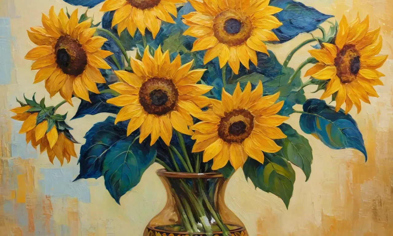 Fleurs vibrantes avec lumière et ombre