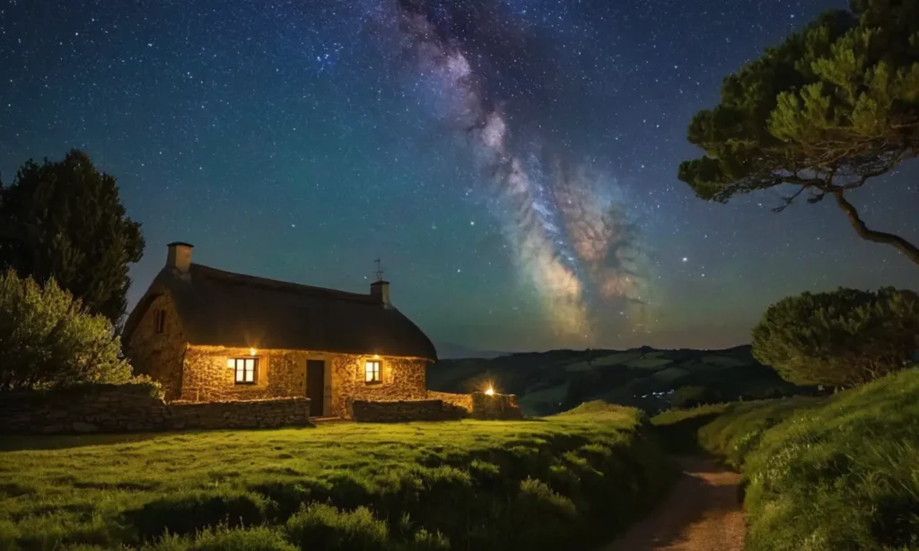 Nuit étoilée vibrante