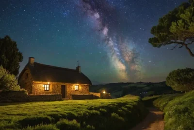 Nuit étoilée vibrante