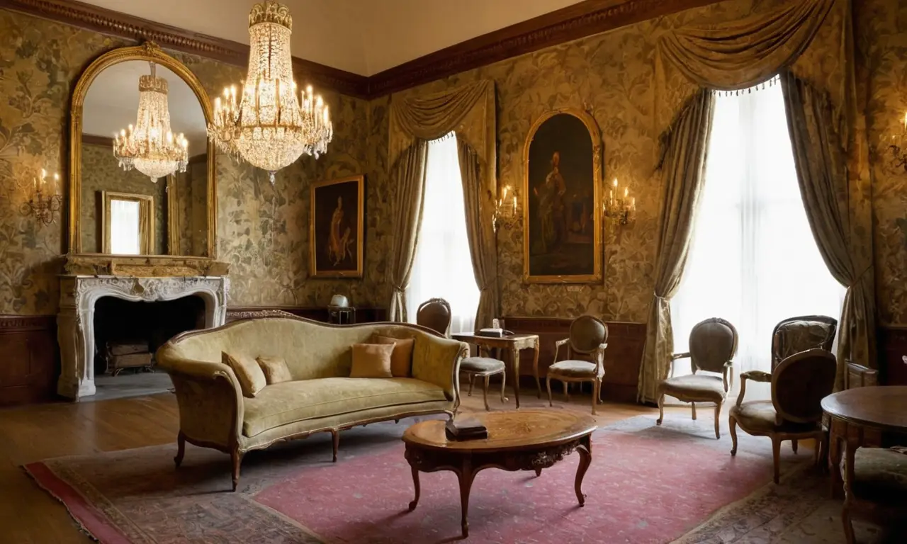 Une salle du XVIIIe siècle pleine de vie