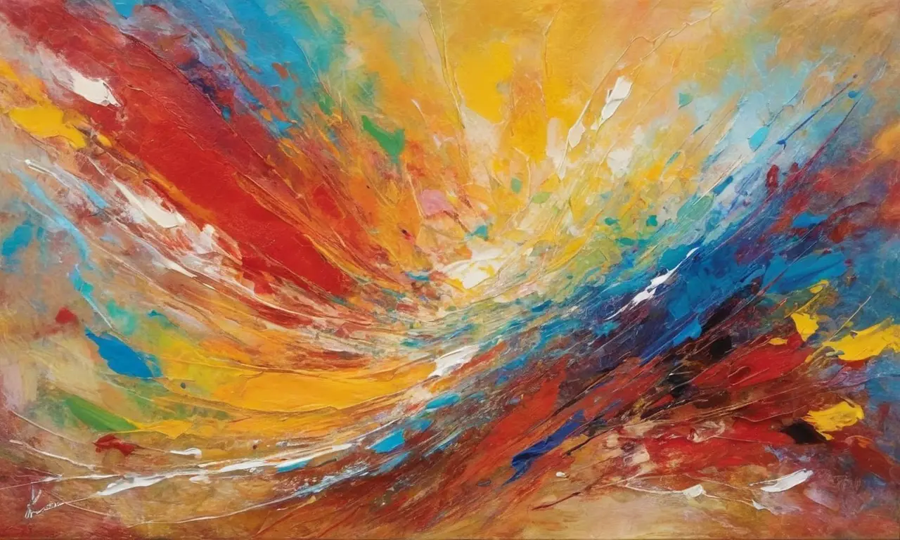 Couleurs vibrantes et émotions en mouvement