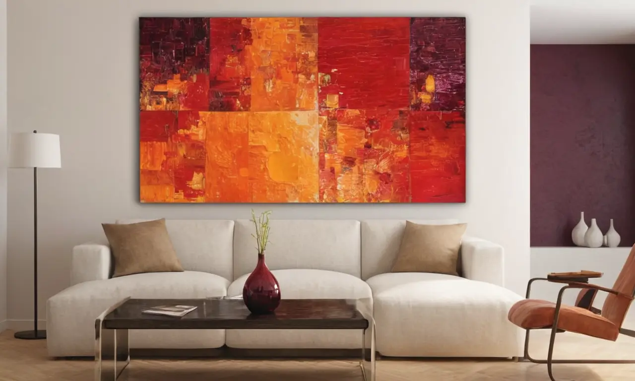 Peinture vibrante évoquant une expérience sensorielle