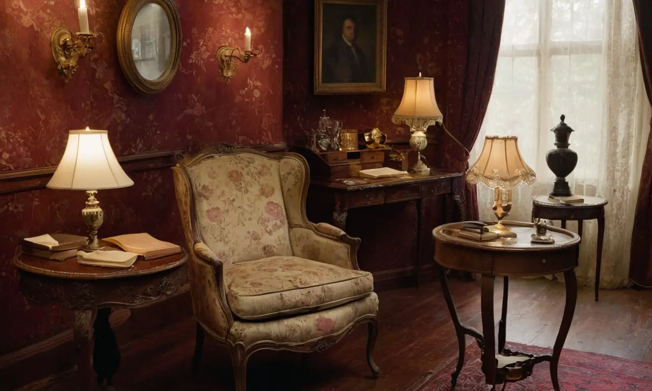 Un salon nostalgique, plein de charme