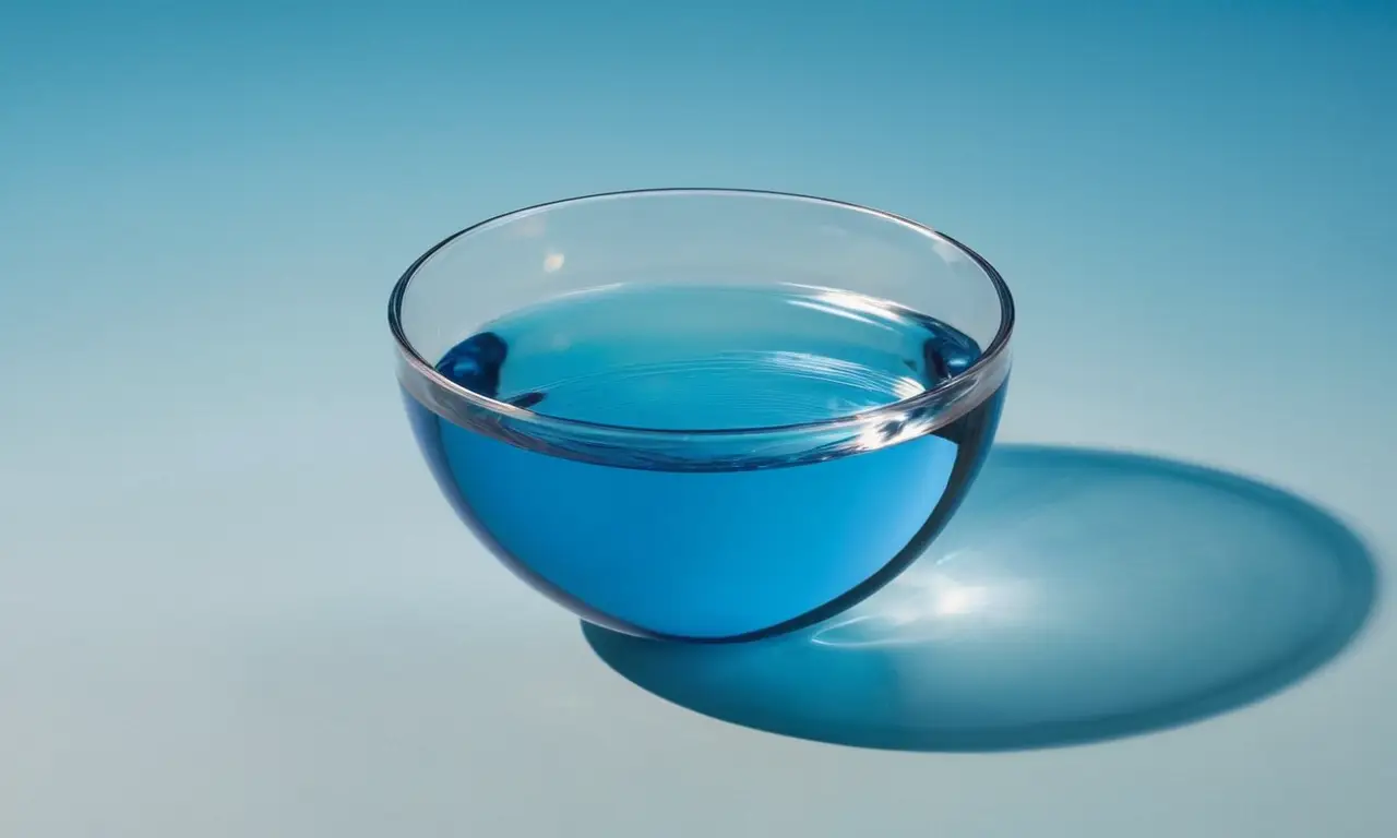 Objets flottants créent des reflets délicats
