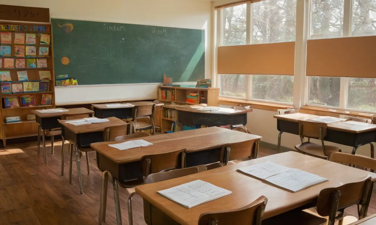 Une salle de classe animée et studieuse
