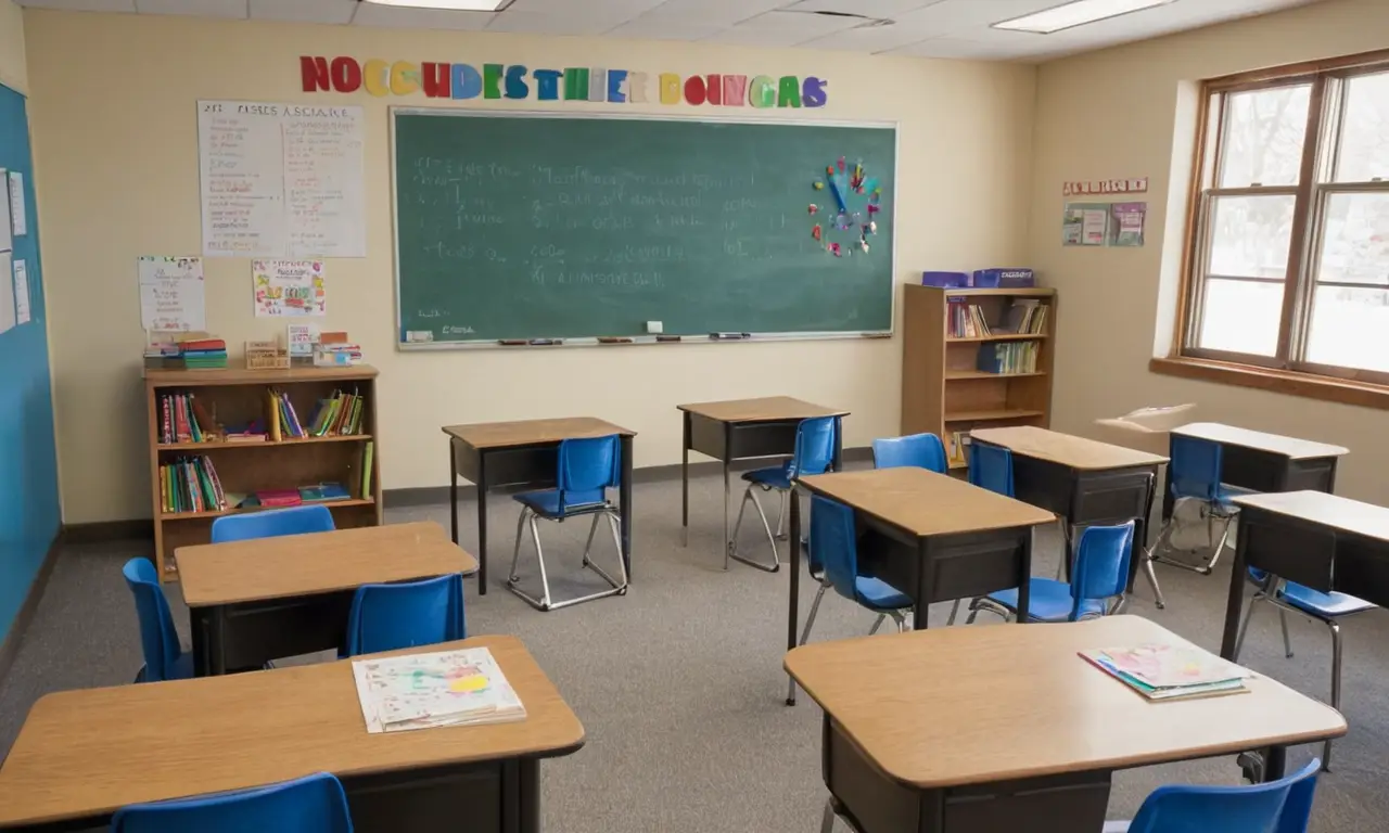Une salle de classe vibrante et engageante