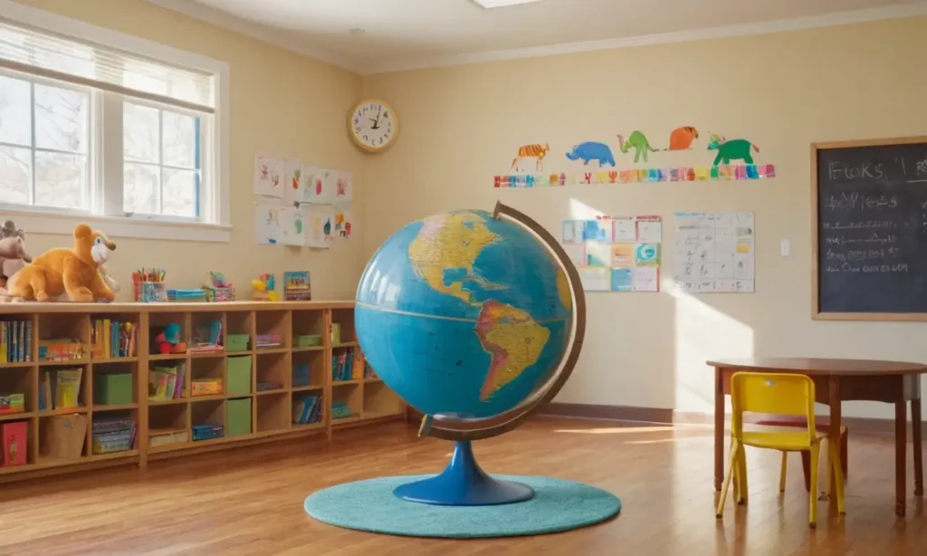 Une salle de classe lumineuse et colorée