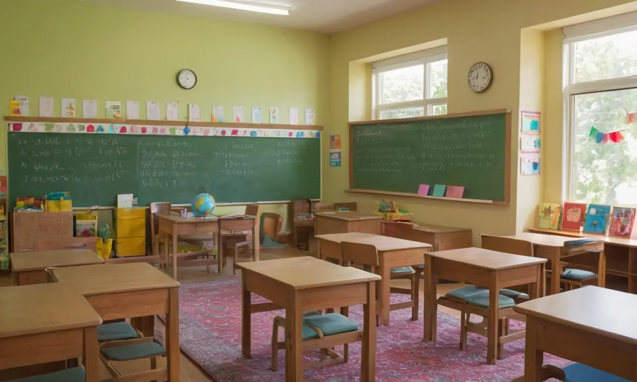 Une salle de classe lumineuse et dynamique