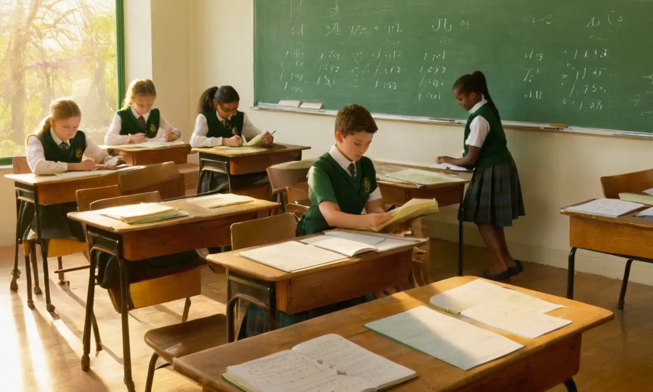 Une salle de classe en pleine concentration