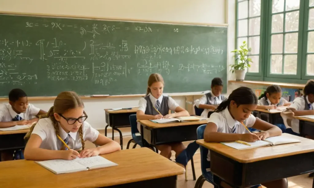 Salle de classe ensoleillée