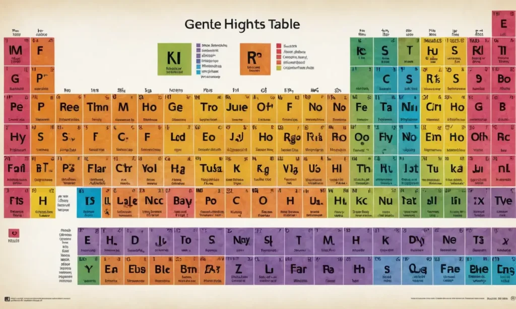 Tableau périodique coloré et bien composé
