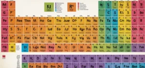 Tableau périodique coloré et bien composé