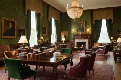 Une bibliothèque riche en histoire et intellect
