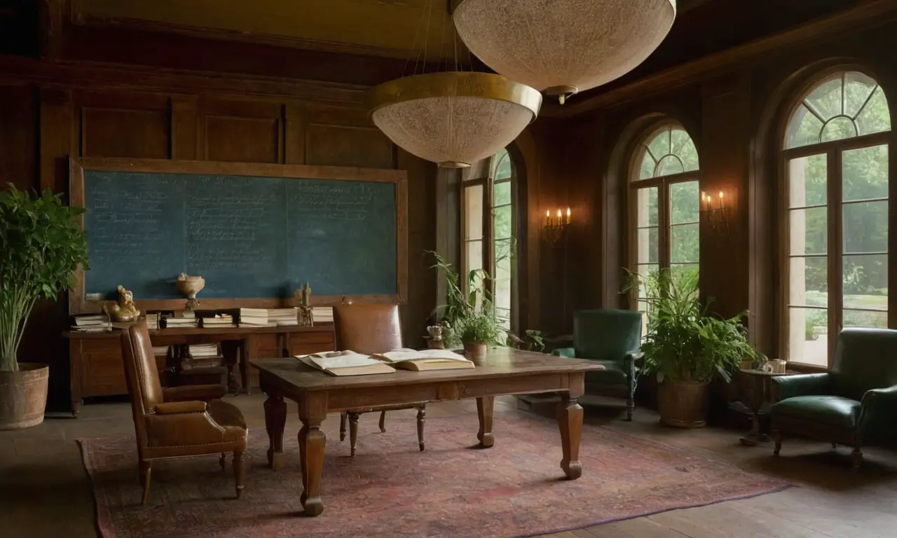 Bibliothèque ensoleillée, café, livres et contemplation
