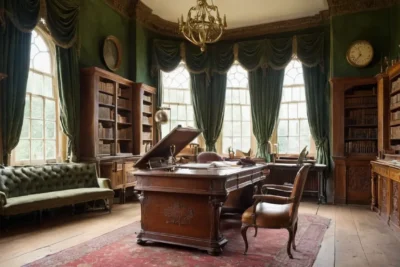 Bibliothèque ensoleillée