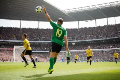 Un match de football plein de tensions
