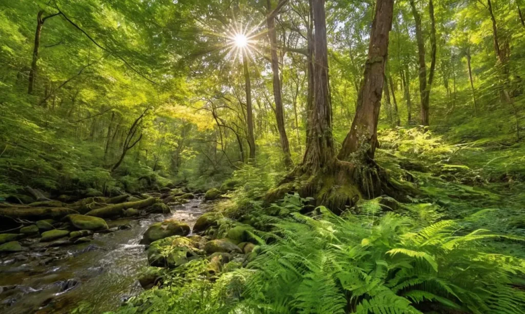 Forêt verdoyante