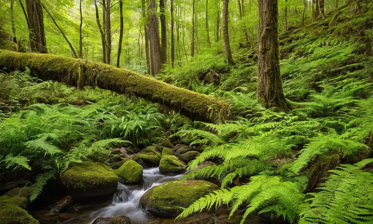 Forêt luxuriante, harmonie de vie en équilibre