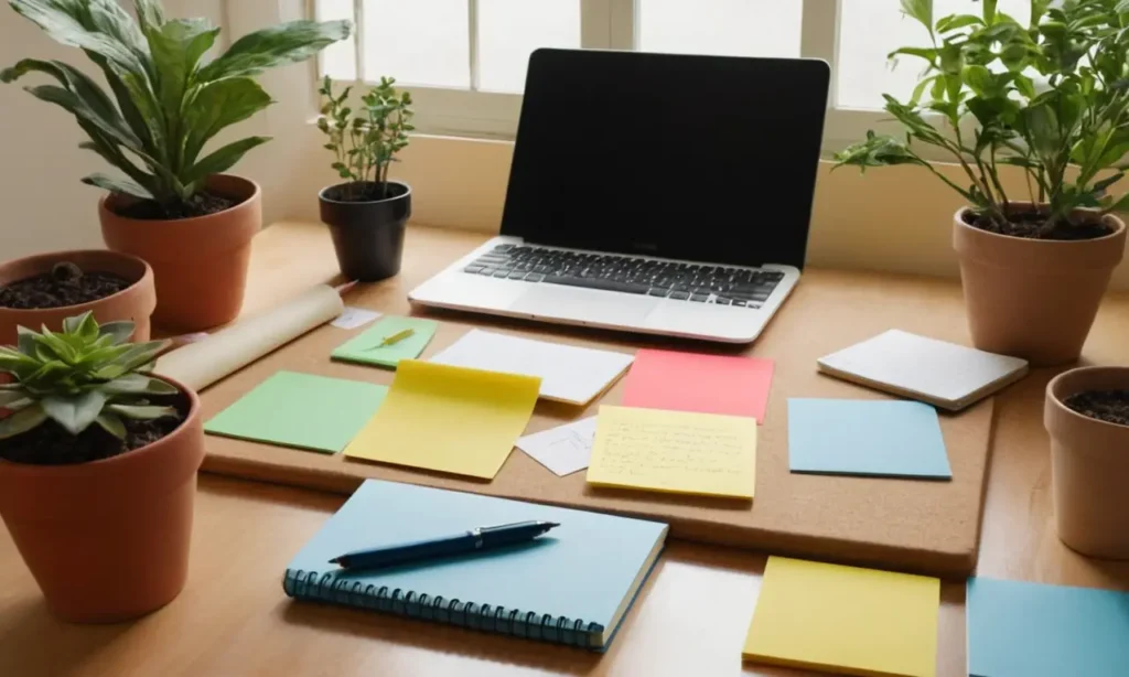Bureau bien organisé favorisant létude concentrée