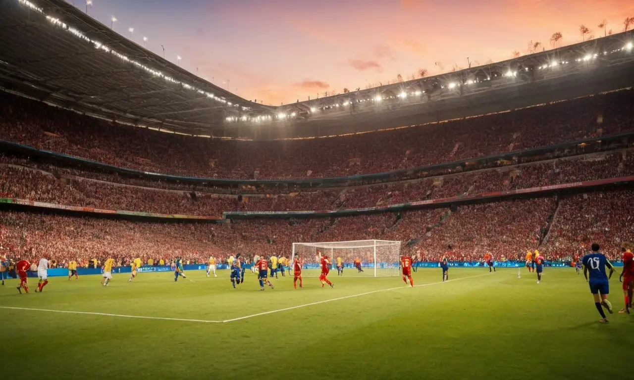Stade vibrant, fans passionnés, compétition intense