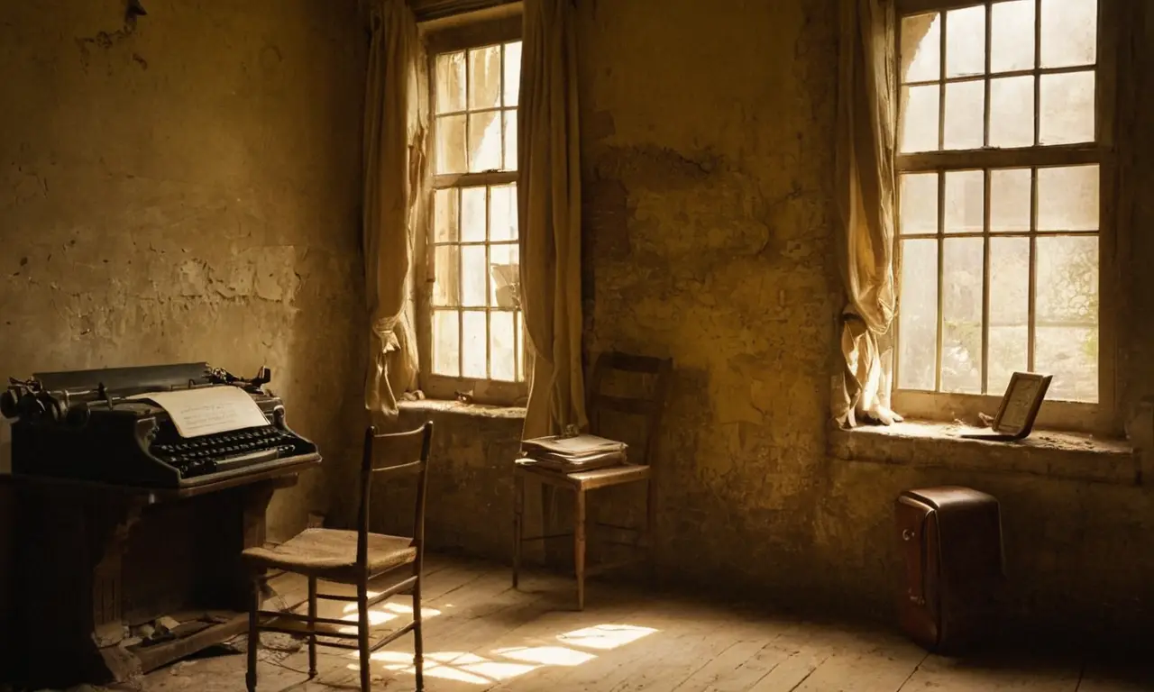Chambre sombre, chaos et mélancolie présents