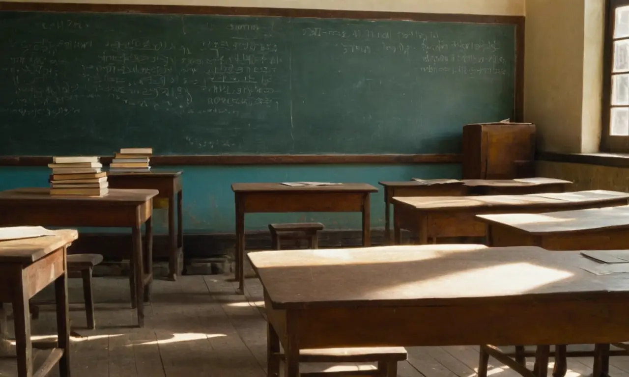 Une salle de classe calme et inspirante