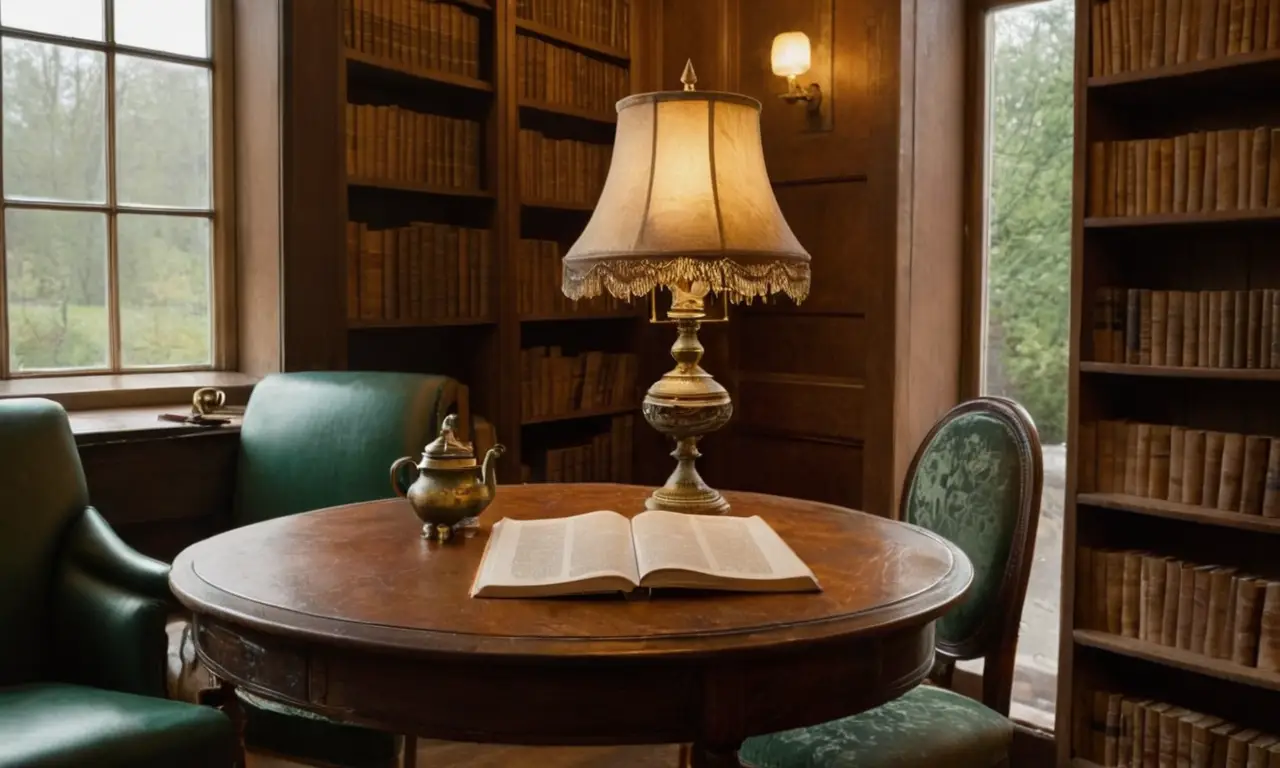 Une bibliothèque chaleureuse, riche en savoir