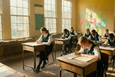 Salle de classe vibrante et dynamique