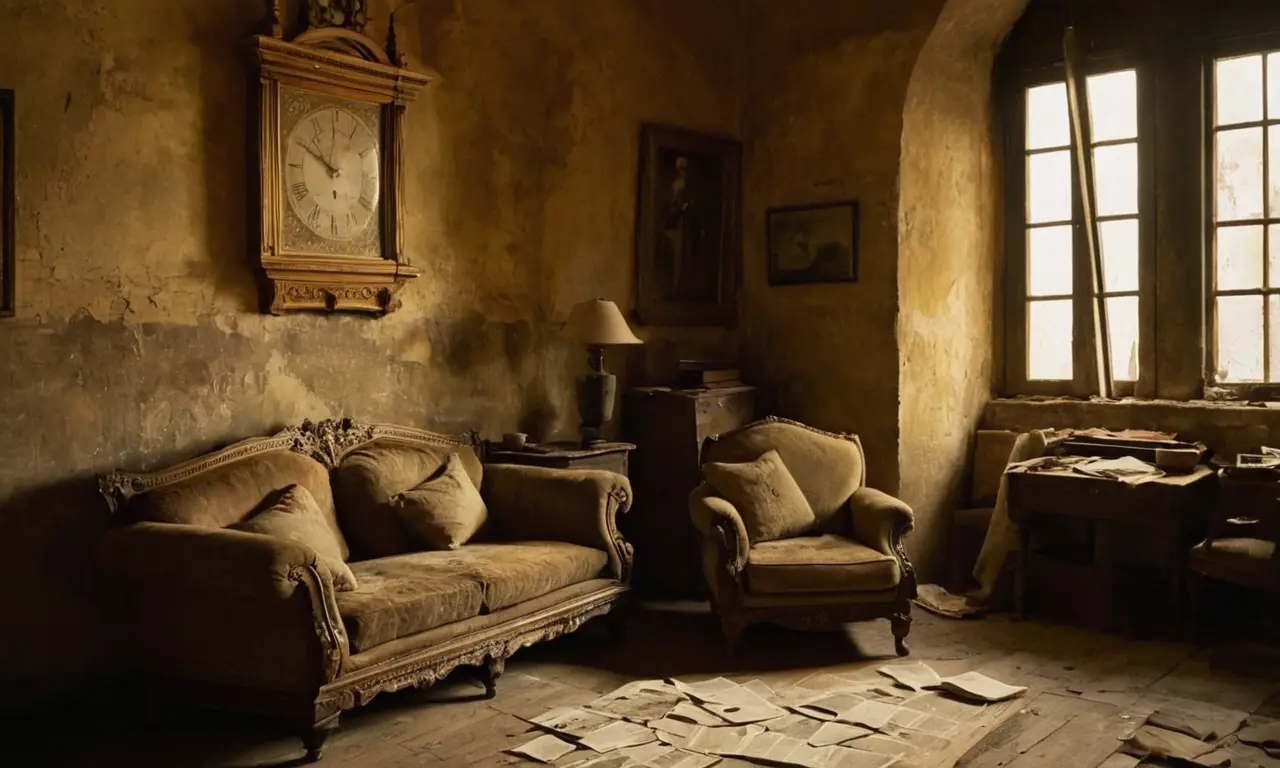 Salle ancienne chargée dhistoire et dobjets