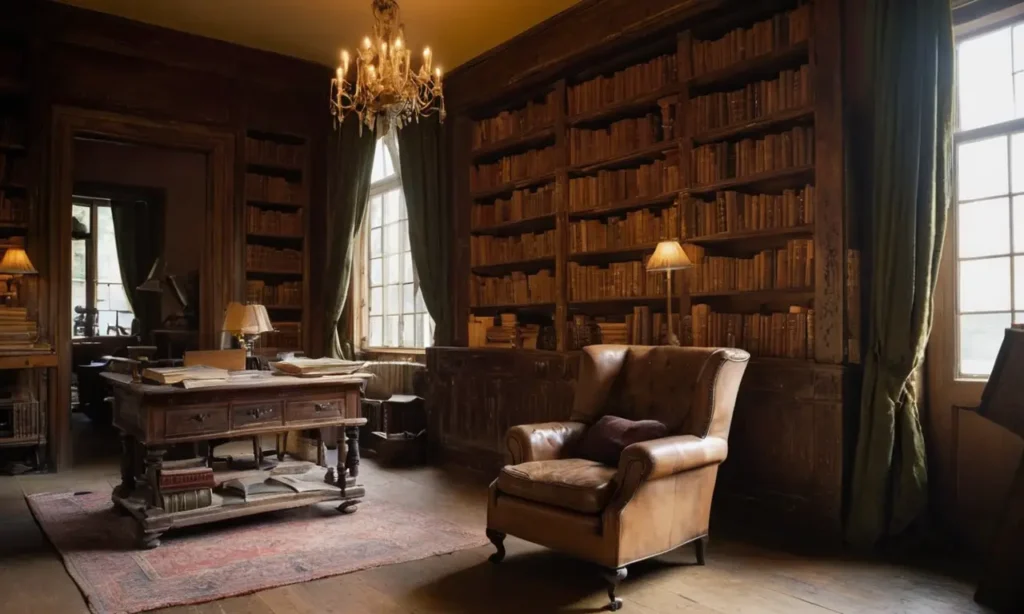 Une bibliothèque ancienne