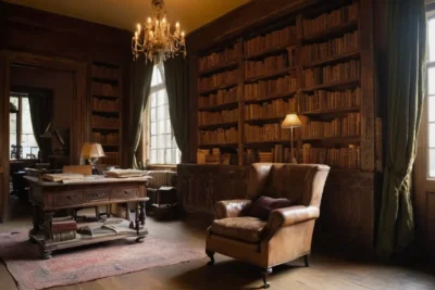 Une bibliothèque ancienne