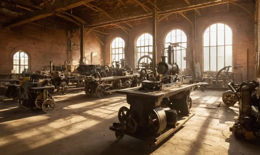 Une usine animée