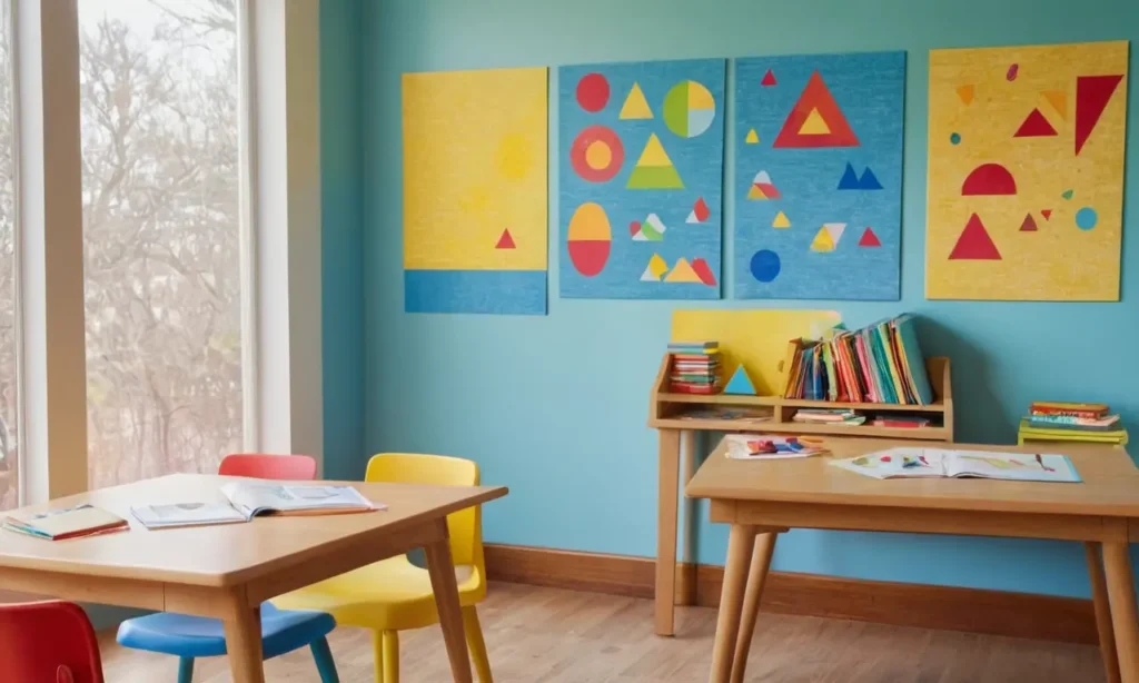 Salle de classe lumineuse et créative
