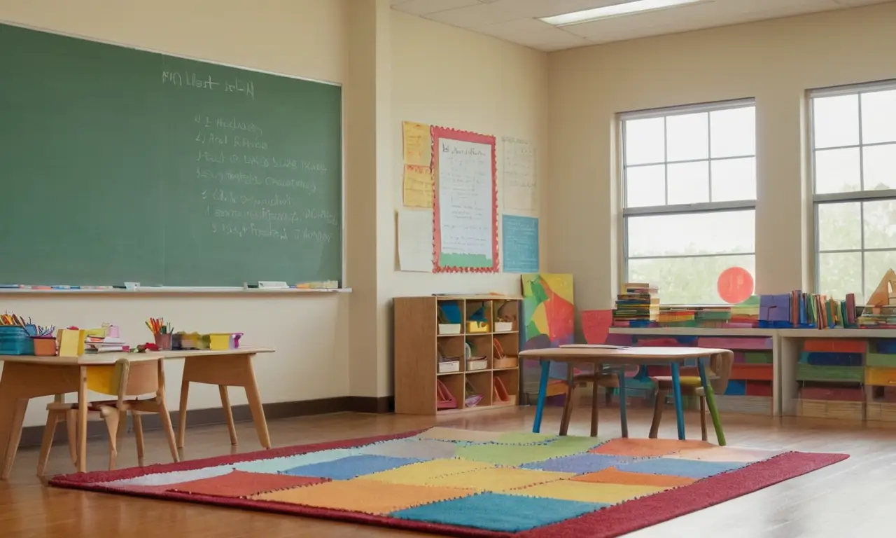 Salle de classe chaleureuse, ambiance dapprentissage engageante