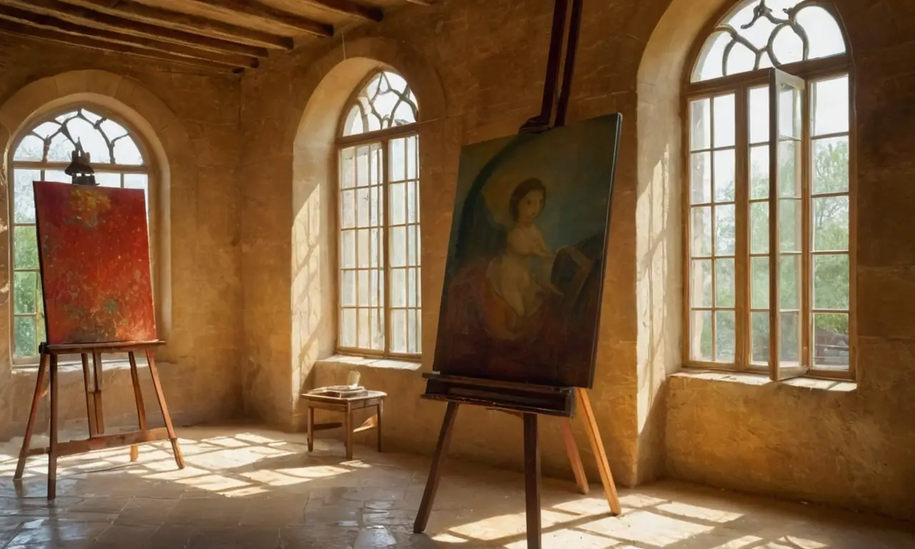 Un studio de la Renaissance plein de créativité