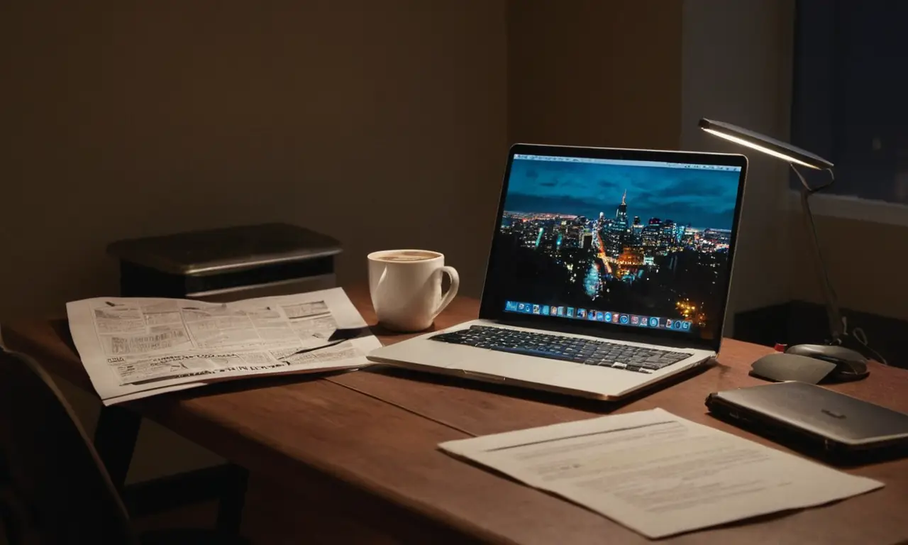 Bureau sombre, tension éthique et désordre