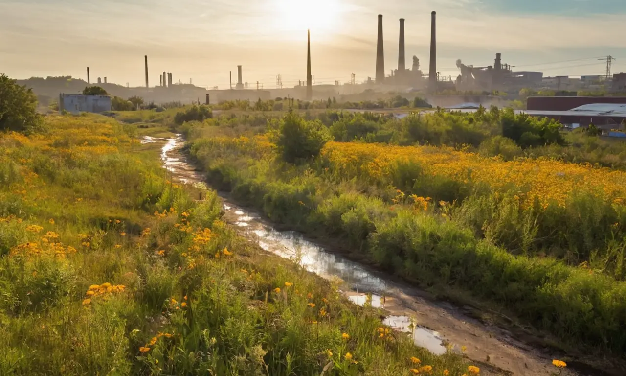 Un paysage industriel marqué par la désolation