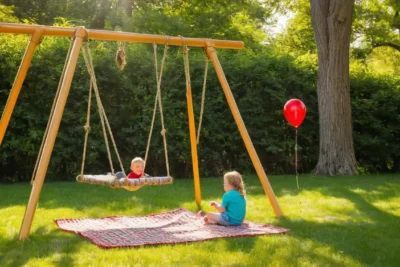 Un terrain de jeu vivant rempli d’enfants