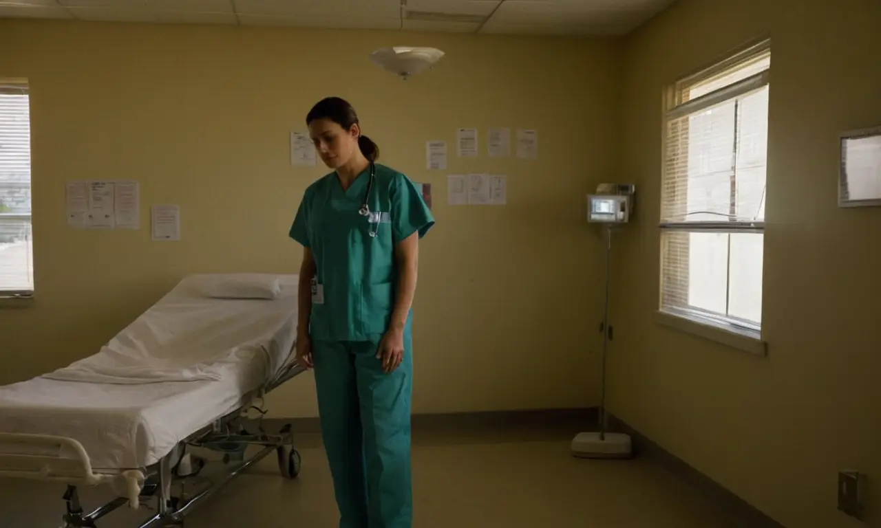 Un hôpital sombre, tension et fragilité palpable