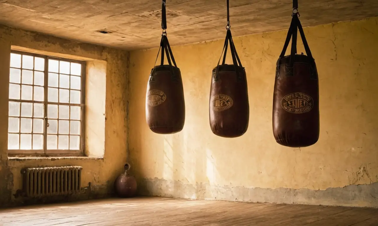 Salle de boxe, sueur et détermination