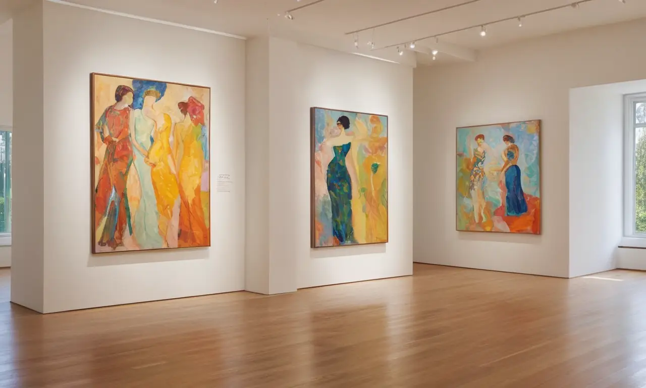 Une galerie artistique lumineuse et captivante