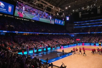 Une arène desports vibrante et dynamique