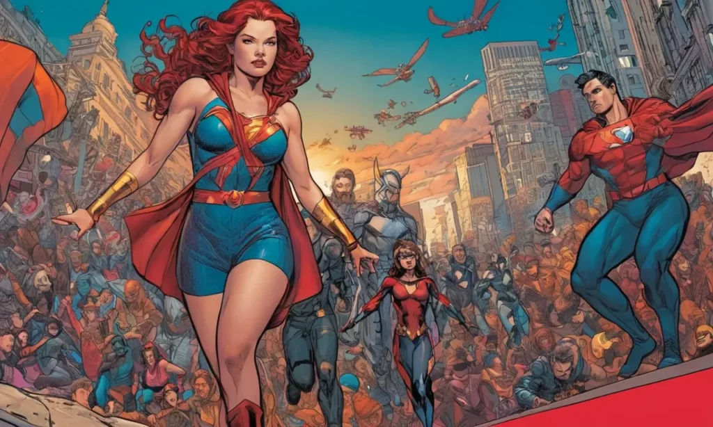 Couverture de bande dessinée riche en détails