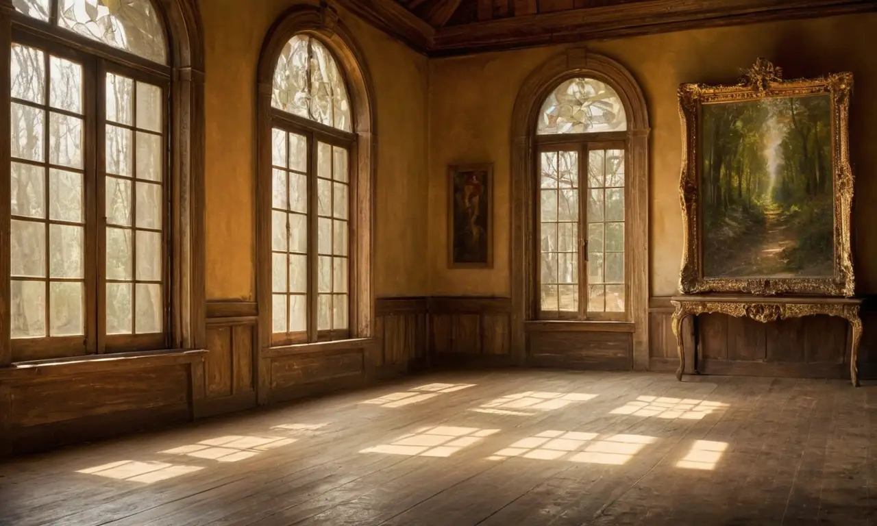 Peinture réaliste avec lumière et ombres