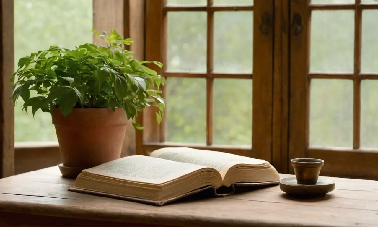 Un livre ouvert sur une table ancienne
