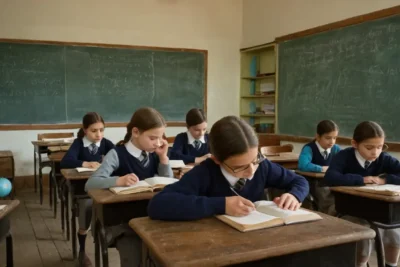 Salle de classe rustique
