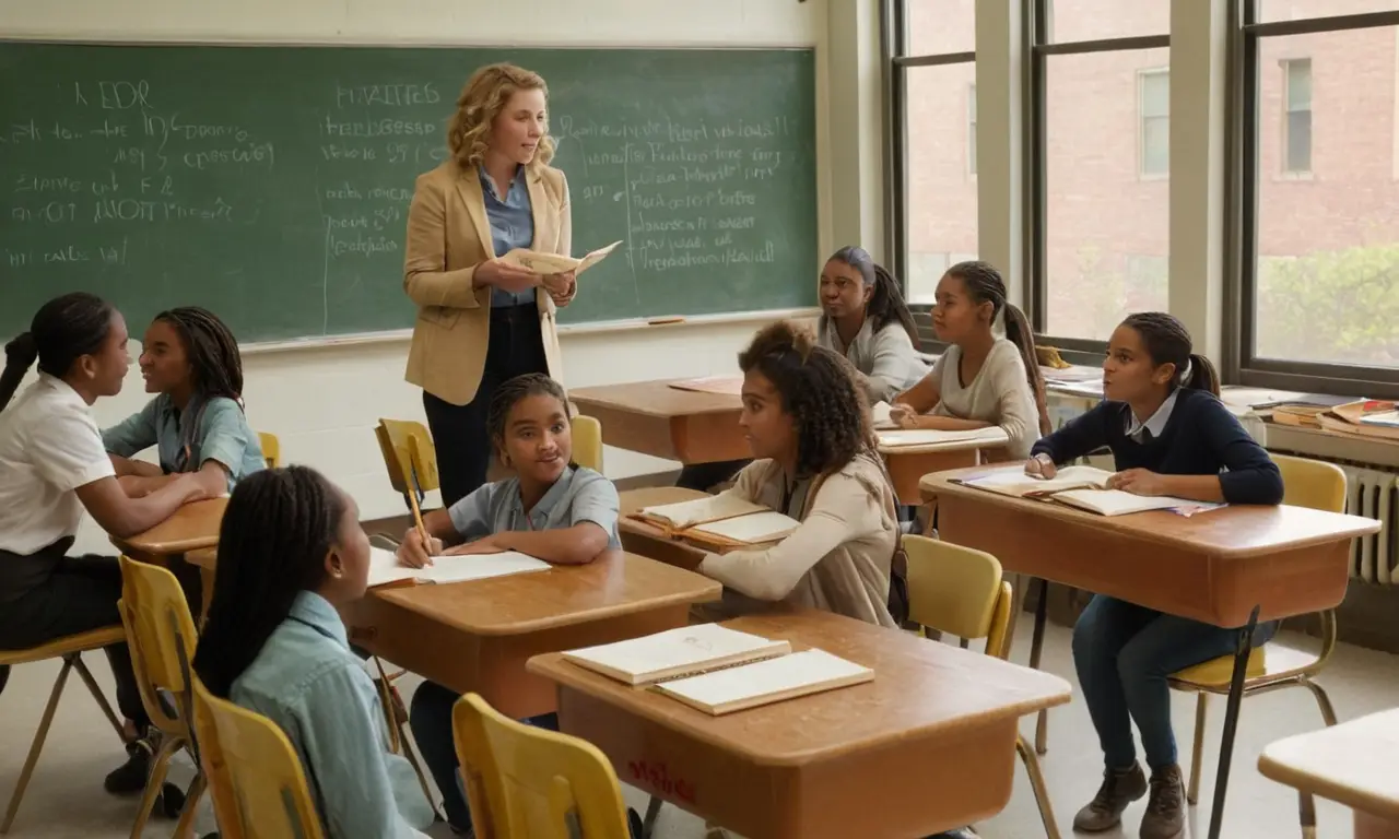 Classe dynamique et diverse, lumière chaleureuse
